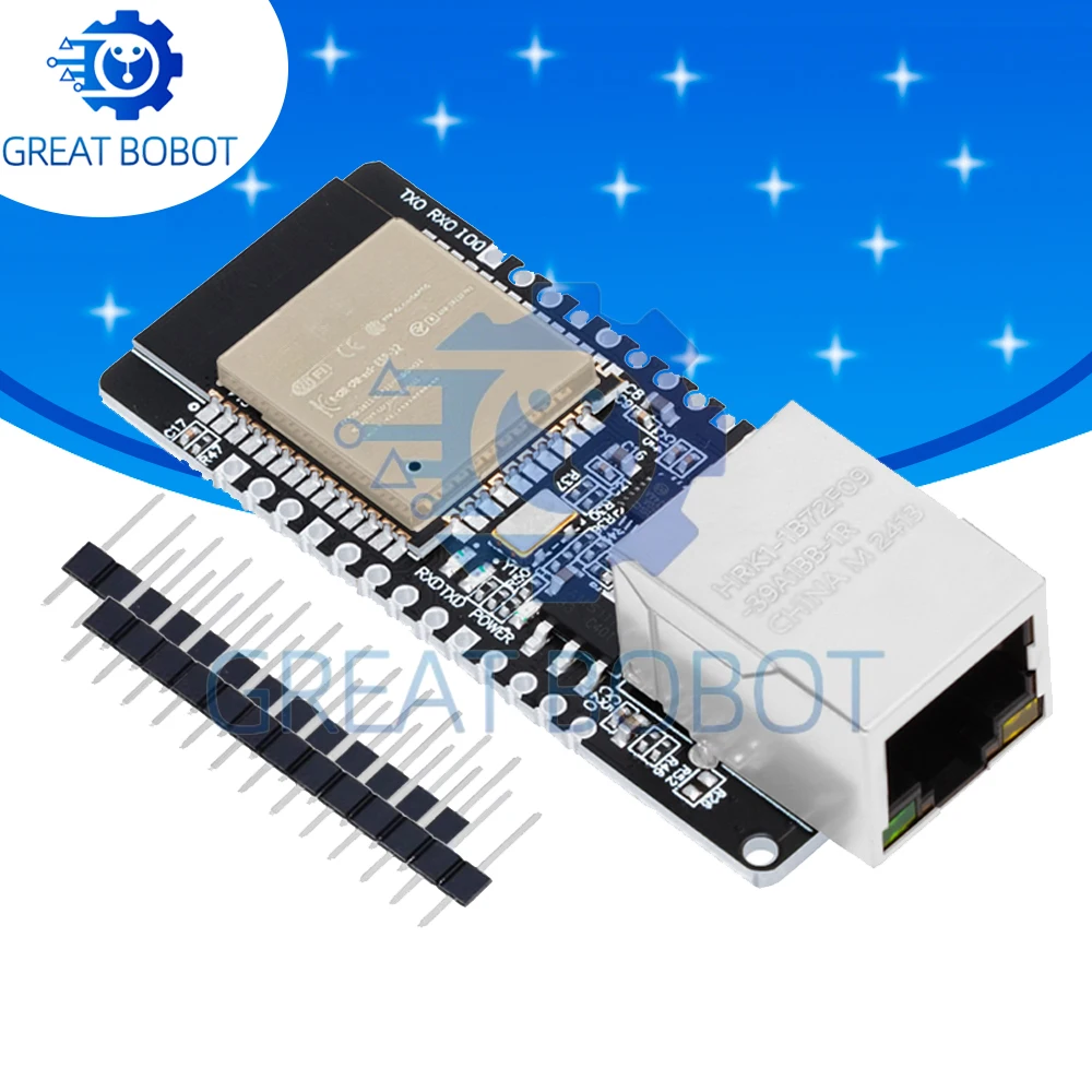 WT32-ETH01 Wbudowany port szeregowy sieci Ethernet Zgodna z Bluetooth bramka Combo WIFI MCU ESP32 Płytka modułu bezprzewodowego