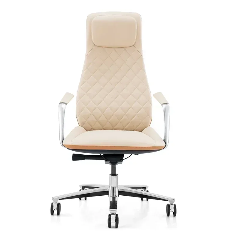 High End Premium Luxury Bifma Italy Genuine Leather Office Chair For President And CEO