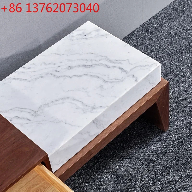

Modern Design Home Living Room Furniture Set Tv Stands Wood Marble TV Cabinet