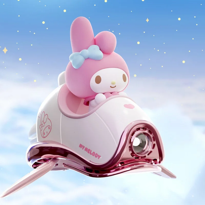 Deodorante per auto Sanrio My Melody - Clip di sfiato per astronave carina, purificatore d'aria per cartoni animati, regalo per decorazioni per auto (con licenza ufficiale)