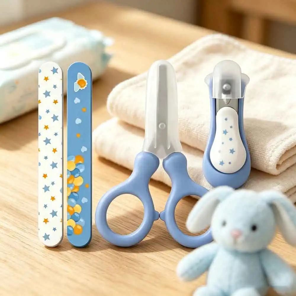 Storage Set Baby's Nail Clippers Kits baby nail trimmer Children's Care Tools For Kids Nail Clipper Scissors Nail Clippers