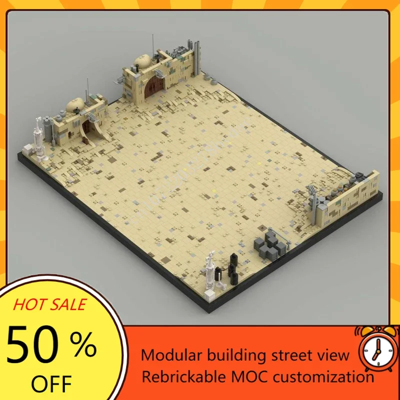 5320PCS Inquisitor Transport Scythe Tatooine Diorama MOC Space War MOC SpaceShip Battle Puzzle Christmas Toy Gift for Kid Ages