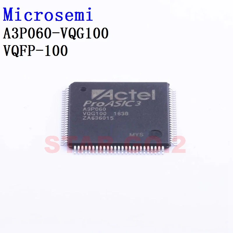 2PCSx A3P060-VQG100 VQFP-100 Microsemi Microcontroller