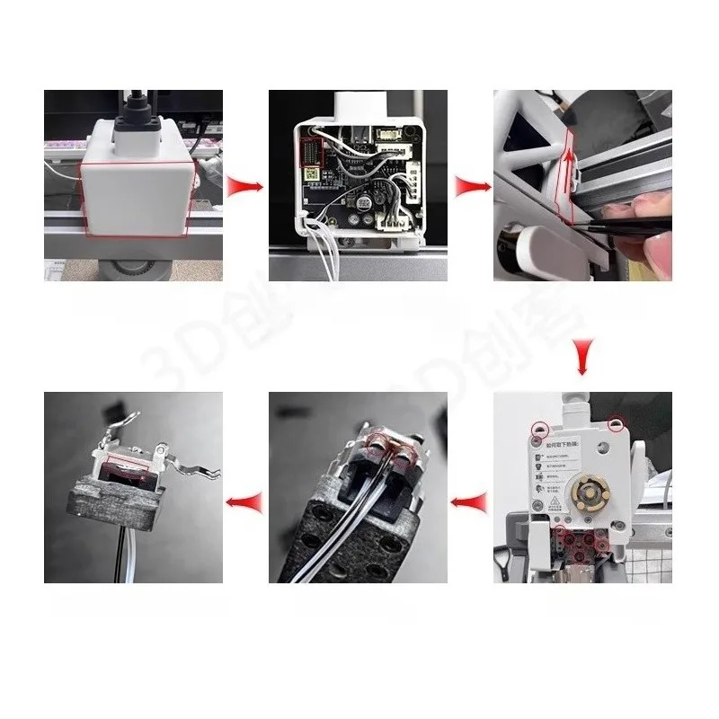 A1 / A1 عنصر تسخين سيراميك صغير مقاوم لدرجات الحرارة العالية سلك مقاومة الثرمستور مجموعة نهاية ساخنة 24 فولت #5