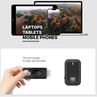 Transmisor y receptor HDMI inalámbrico Extensor HDMI 4K Ver películas de computadoras portátiles PC a proyectores HDTV