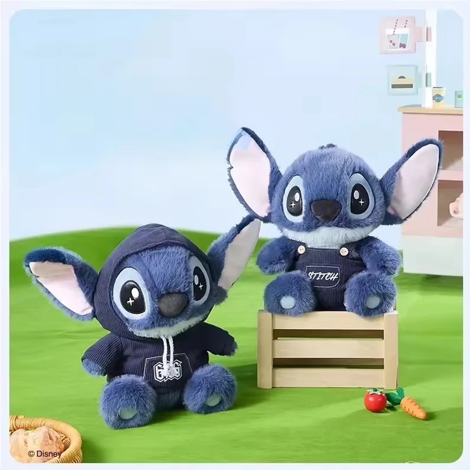 Disney Cartoon Blu Rosa Stitch Bambole di peluche Anime Giocattoli Lilo e Stitch 20CM Stich Peluche Ripiene Giocattoli Regali Di Natale per I Bambini