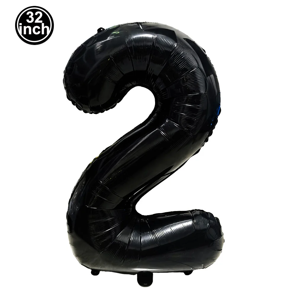 풍선 2 숫자 풍선 숫자 2 녹색 글로브 파란색 그림 2 생일 큰 대형 32 인치 레드 로즈 골든 실버 블랙 다채로운