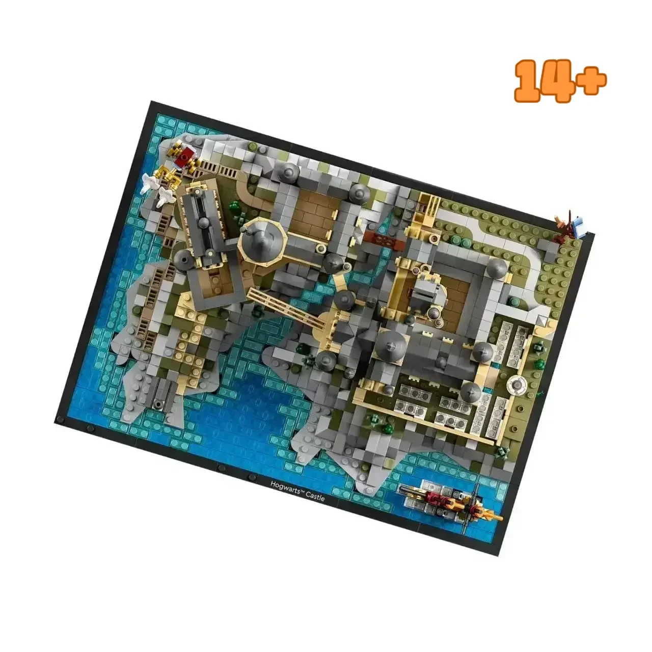 Modelo Detallado del Castillo y Patio de Hogwarts de Disney Unique 76419, Diseño Inspirado en el Original, para Coleccionistas, Regalo de Aniversario, Decoración de Escritorio