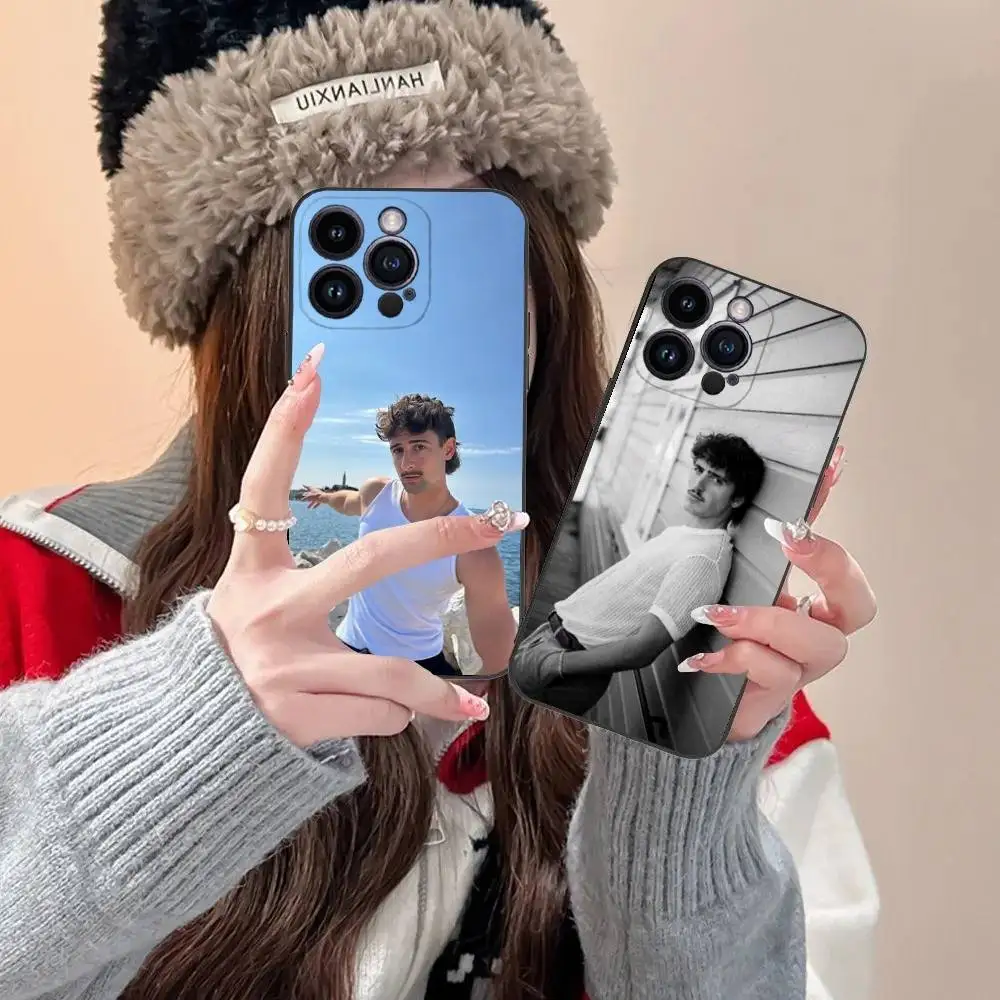 

B-Benson Singer B-Boone Phone Case For iPhone 16,15,14,13,12,11,Pro,XS,Max,XR,Plus,E,SE4,Mini Black Fashion Cover