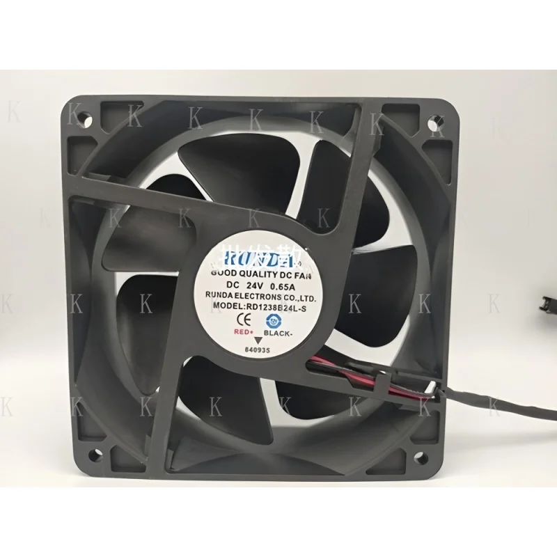 

C ДЛЯ 1 шт. Вентилятор RUNDA RD1238B24L-S DC24V 0,65A 12038 12 см 2-проводной охлаждающий вентилятор # А6–27