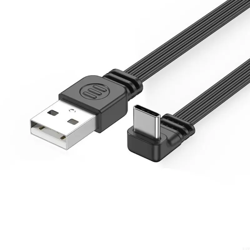 E1PF USB2.0 Power Cable Different Length Type C Charging Cord Wire for Tablets Phones Support 480Mbps Data Transmission