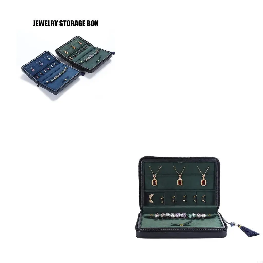 

Elegant Sturdy PU Leather Jewellery Organizers with Ample Storage Space Saving