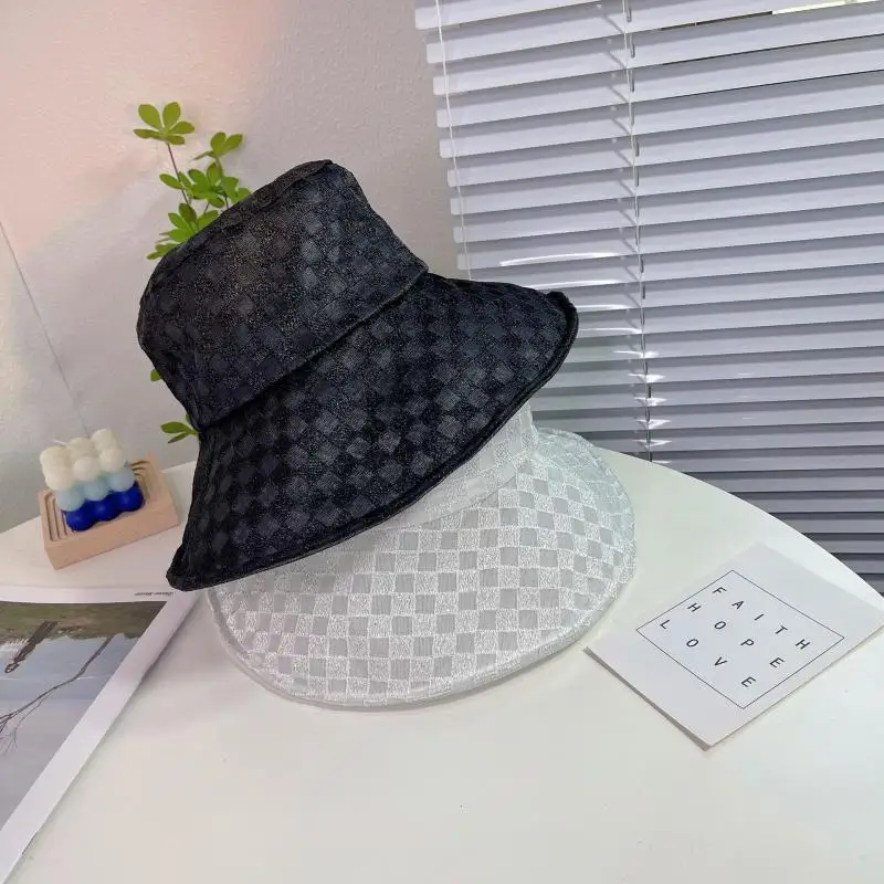 Women Outdoor Sunshade Casual Bucket Hat Gilr Breathable Mesh Summer Fashion Brim Cap