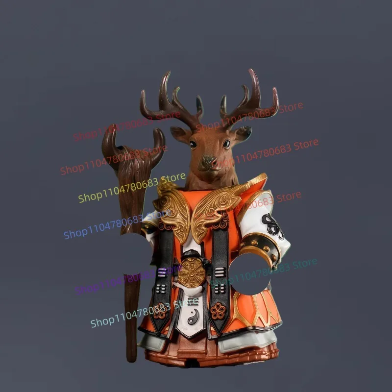 

MOC Building Blocks Antler God Mini Figure Assembly Model Ornament Anime Game Character Toy Decoration Holiday Gift Collectible