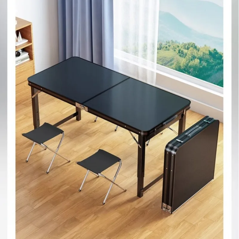 

Folding table Outdoor stall Small table Foldable portable aluminum alloy camping outdoor dining Chair stall