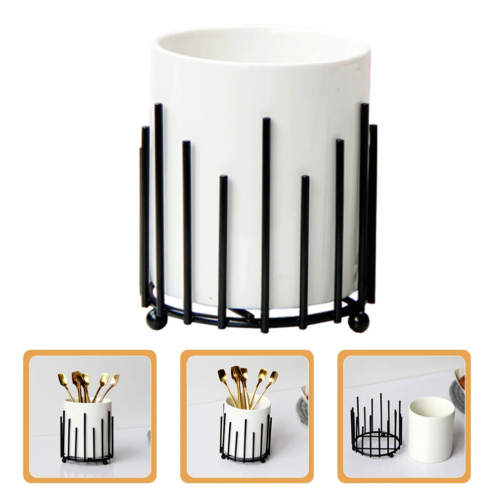 

Spoon Kitchen Utensil Holder Storage Cutlery Serving Utensils Counter for Cooking Chopstick Holders