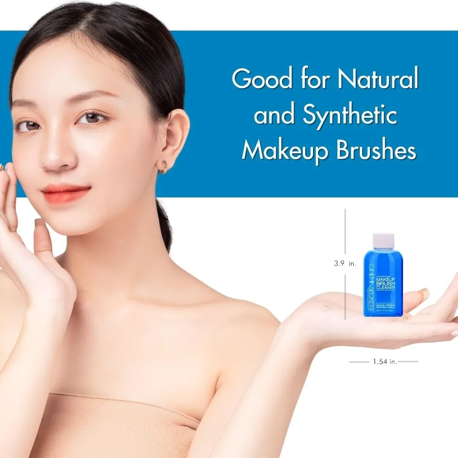 Kit de limpieza de brochas de maquillaje Original, limpiador profesional + lata de limpieza para brochas de maquillaje, secado rápido, eliminación de fórmula sin enjuague