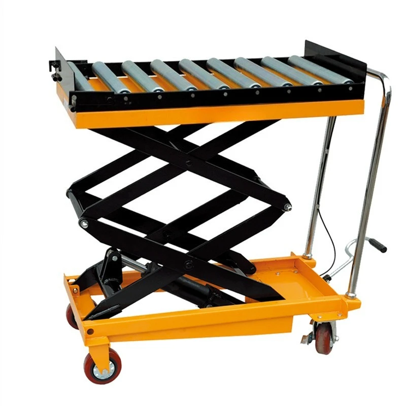 Foot type mold platform 350kg liter 1.3 meters with drum electric mobile platform car