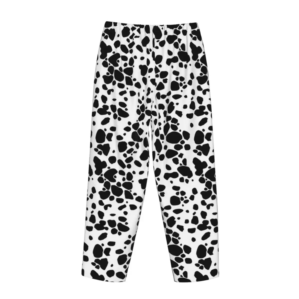 Custom Dalmatian Dog Texture Women Pajama Pants Lounge Sleep Sleepwear Bottoms with Pockets