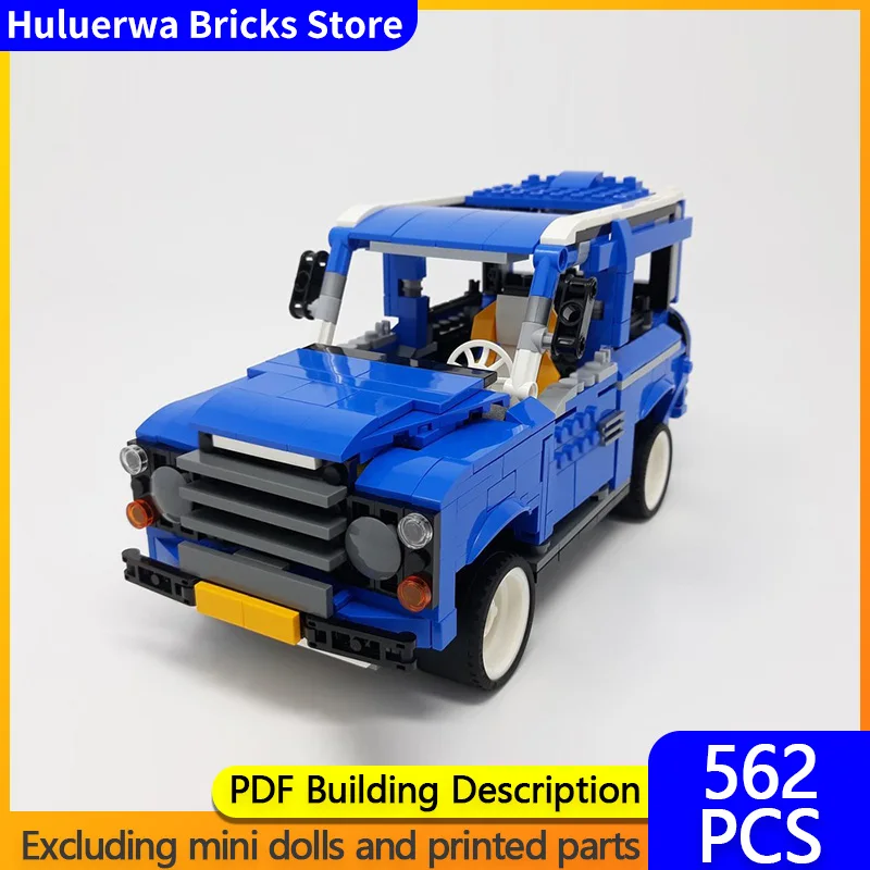 

Модель городской автомобиль MOC, строительные кирпичи, защитник 90, внедорожник, модульная технология, детские праздничные подарки, сборка игрушек, костюм