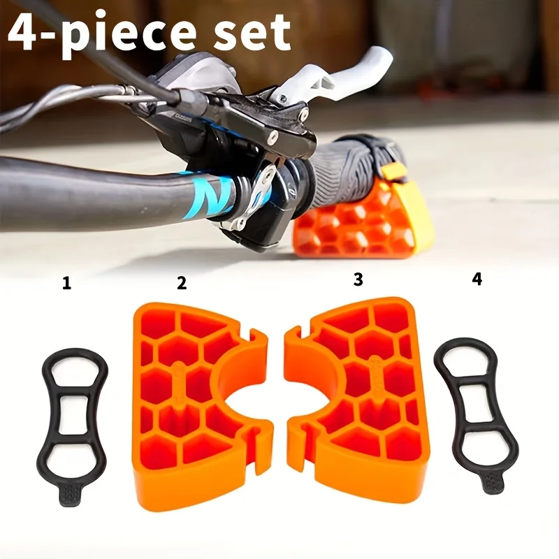 Bike Handlebar Bracket Multifunctional MTB Maintenance Handlebar Stand Bicycle Handlebar Clip-On Stabilizer Cycling Accessory