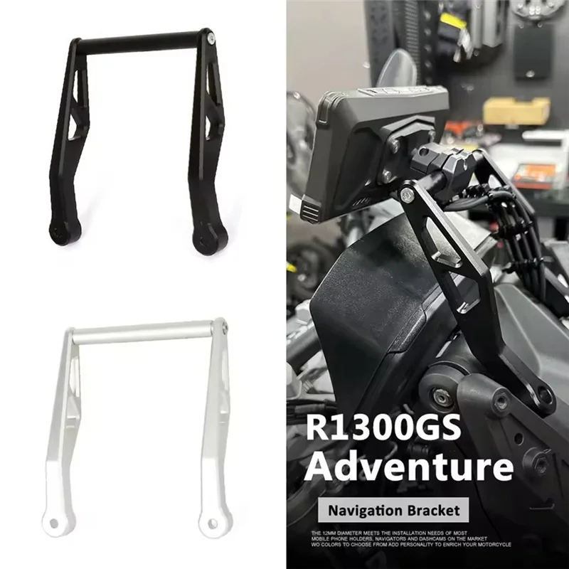

Classic-Motorcycle Navigation Bracket GPS Mobile Phone Holder Mount Support For BMW R 1300GS R1300GS Adventure 2023 2024-