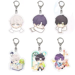 Nuovo gioco Anime Love and Deepspace portachiavi versione Q portachiavi in acrilico Li Shen Shen Xinghui Qi Yu Bag Pendent 6CM