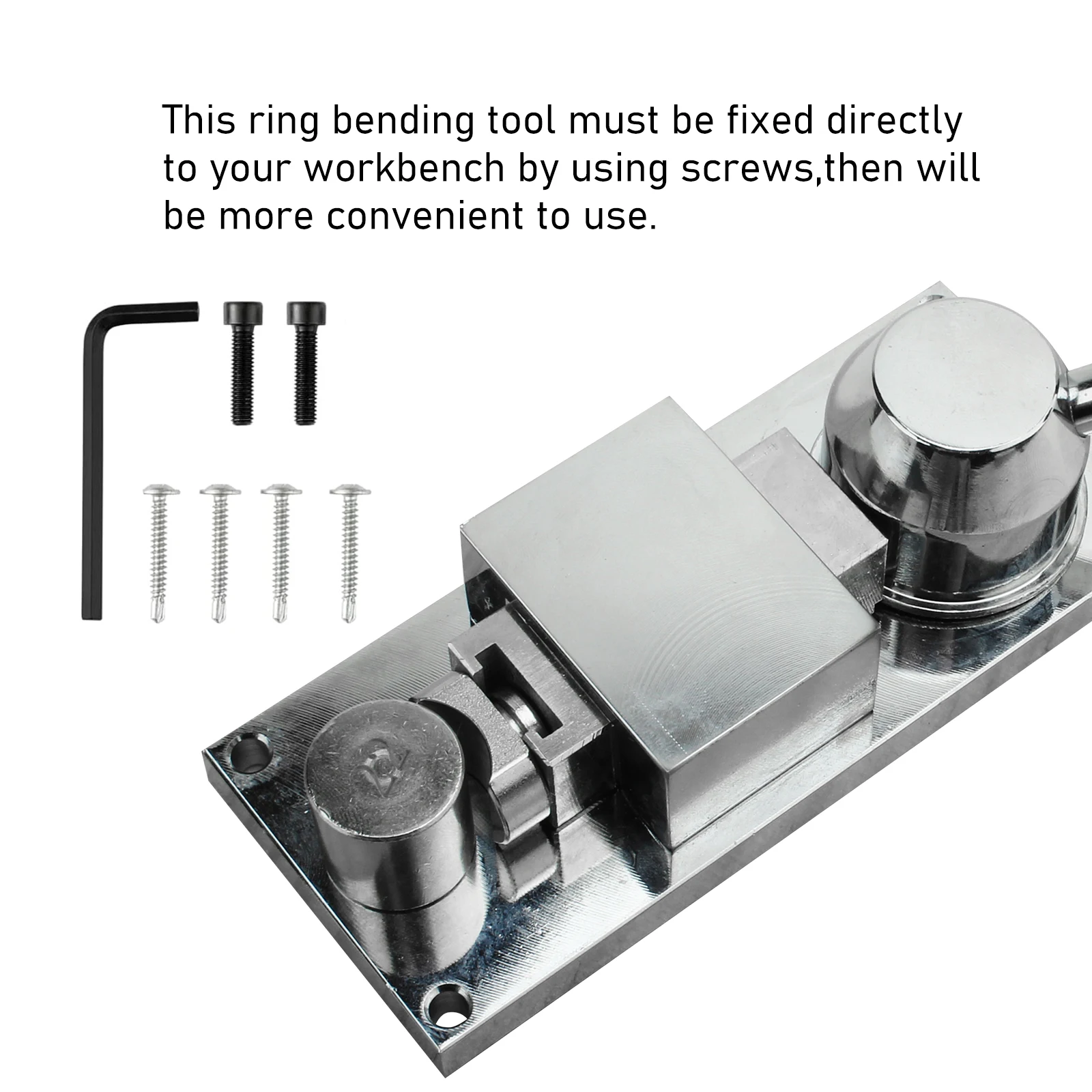 6-Piece Ring Bending Machine Set for Jewelry Repair and Handmade Ring Creation – Suitable for Earrings, Finger Rings