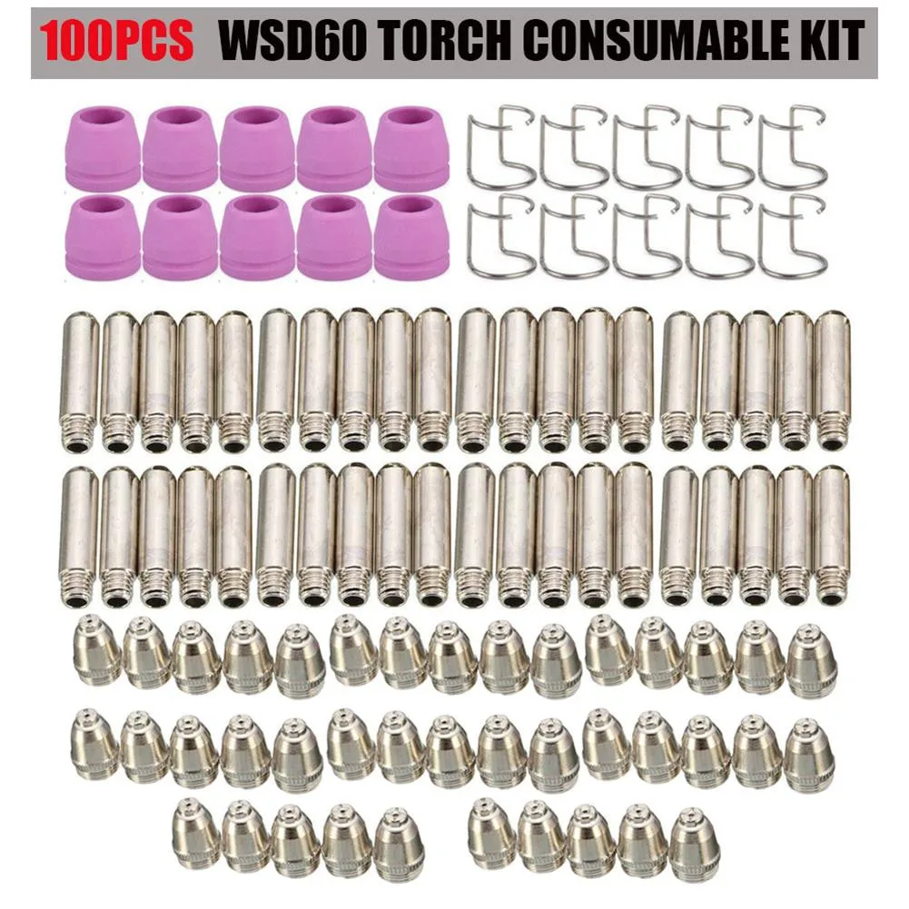 WSD‑60 SG‑55 Cutting Nozzle Consumables Set, Wear‑Resistant Processing Tips, Spare Hardware For Metal Cutting Equipment