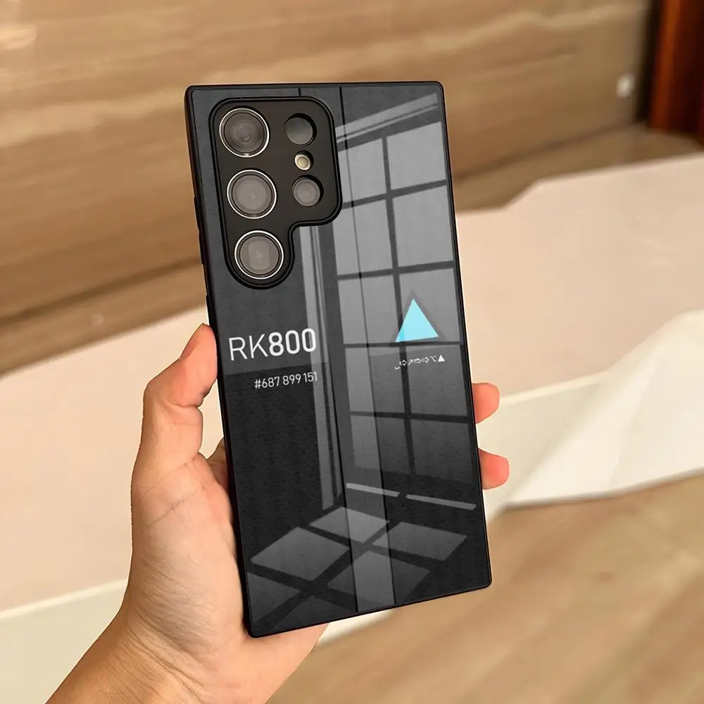 Coque de téléphone de jeu Detroit Become Human, étui en verre pour Samsung S24 Ultra S25 S23 S22 S20 Fe S21 Plus A54 A24 A53 A16 A13