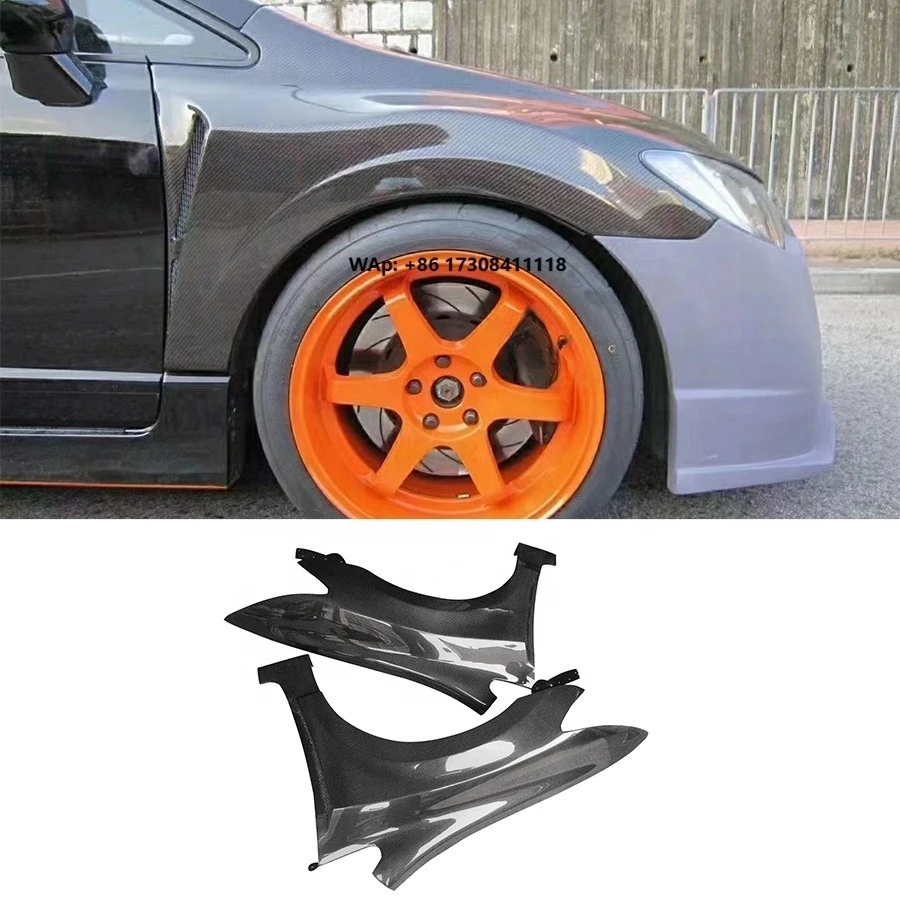 

Carbon Fiber Front Fender for 2006-2010 Type-R FD2 Front Bumper Side Fenders Mudguard Car Bodykit
