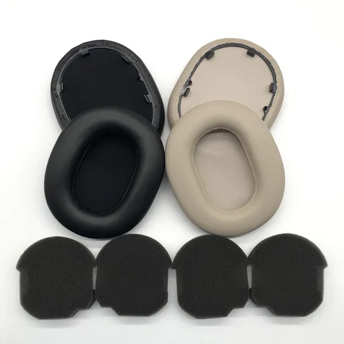 Imagen 2 del producto Almohadillas de proteína de piel de oveja de repuesto, almohadillas de espuma para auriculares SONY WH-1000XM5 1000XM5 / 1000 XM5, 12,15