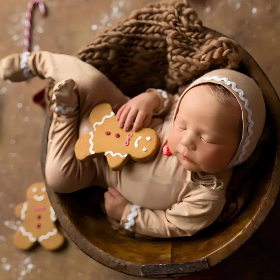 Newborn Photography Props Baby Christmas Outfit  Photography  Studio Shoots Accessories