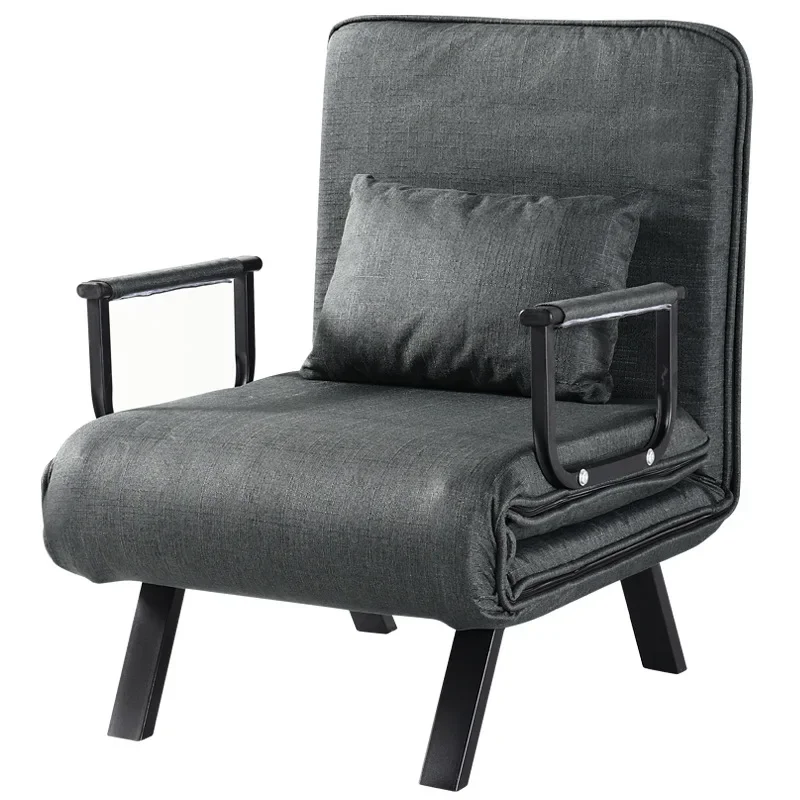 

Foldable, sofa, dual use, breathable cotton and linen, single, living room