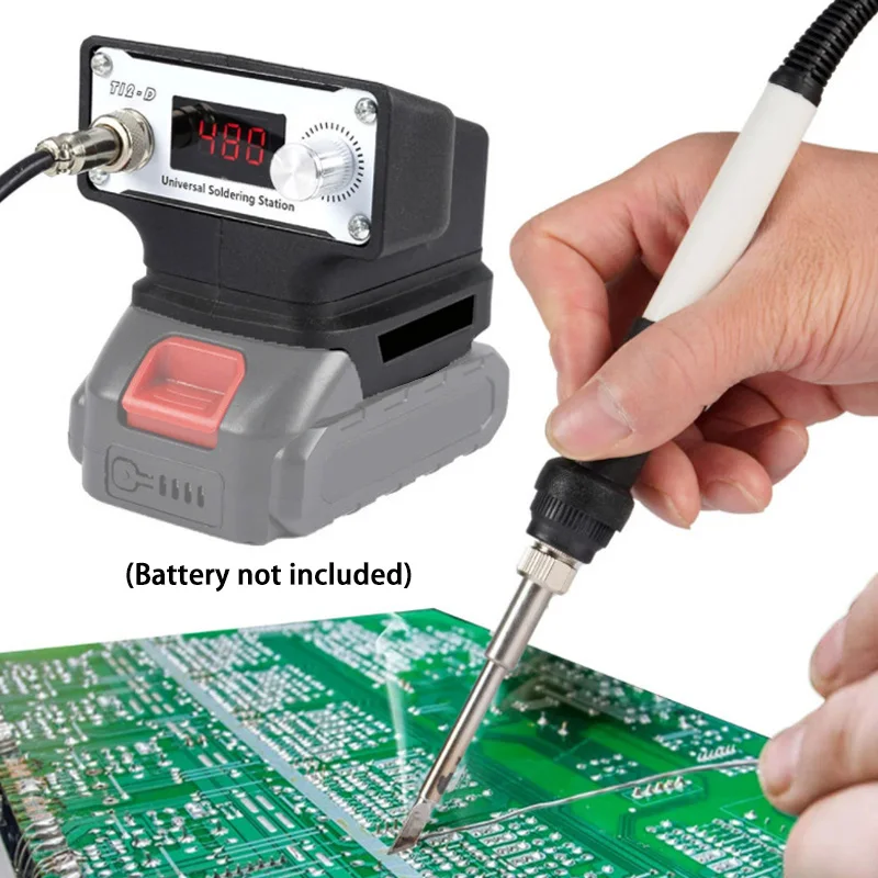 Stazione di saldatura senza fili portatile per stazione di saldatura elettrica a batteria Makita/Milwaukee/Dewalt/Bosch per saldatura a filo