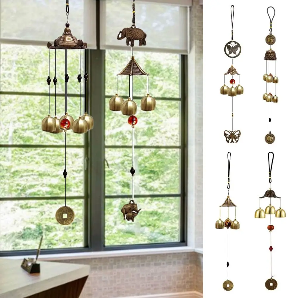 

Gift Copper Bells Wind Chimes Creative DIY Garden Yard Decoration Retro Home Hanging Ornament