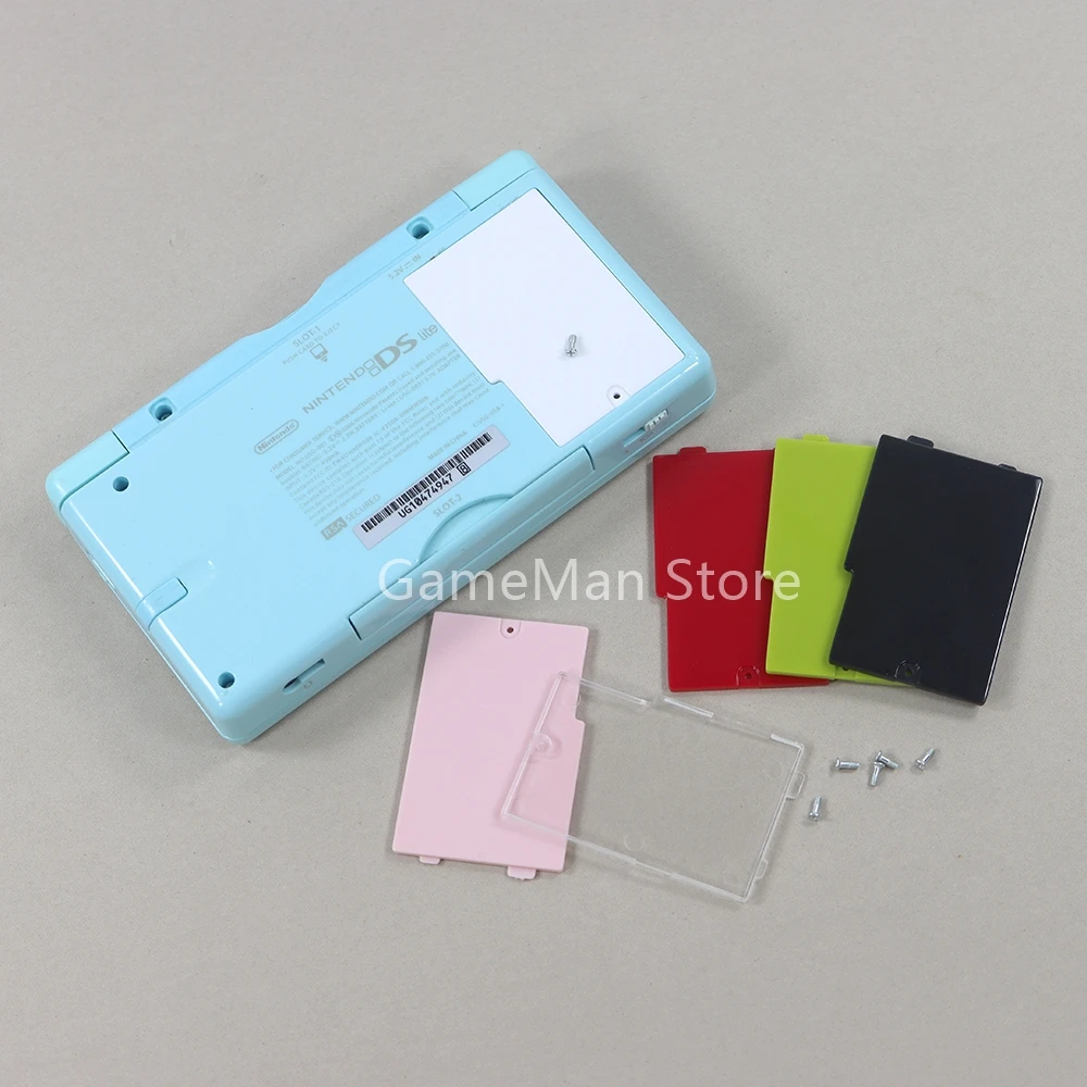 60 قطعة استبدال إصلاح أجزاء لنينتندو DS لايت غطاء البطارية ل NDSL عودة غطاء البطارية قذيفة الباب