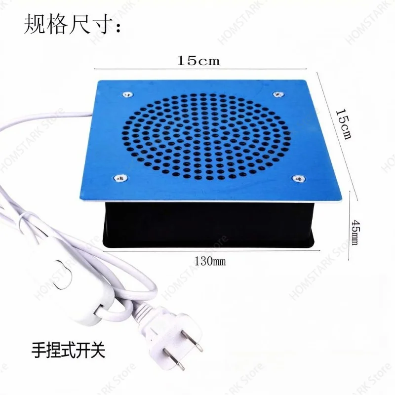 Embedded Desktop Nail Dust Collector, Strong Suction Table Vacuum for Manicure & Pet Grooming Station