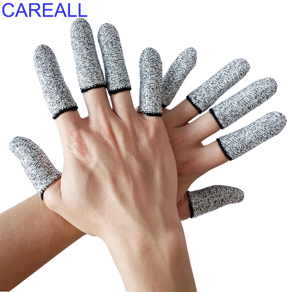 

CAREALL 10pcs Anti-cut Finger Anti-static Sleeve Vinyl Film Car Wrap Window Tint Sticker Decals Cutting Finger Protector Gloves