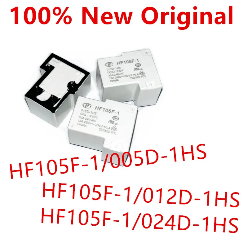 5piece  HF105F-1/005D-1HS 、HF105F-1/012D-1HS 、HF105F-1/024D-1HS  DIP-4  New high-power relay  HF105F-1-012D-1HS、HF105F-1-005D