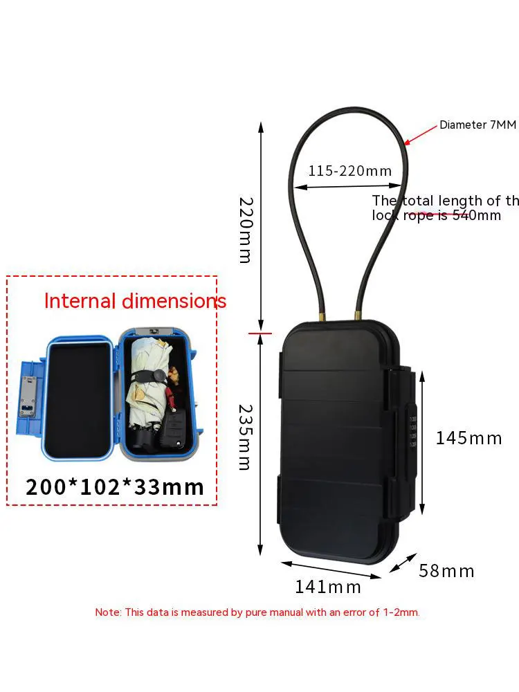 حمام سباحة كرة السلة كرة القدم التنس الهاتف المحمول مفتاح صندوق إيداع آمن في الهواء الطلق مقاوم للماء صندوق الشاطئ صندوق كلمة المرور