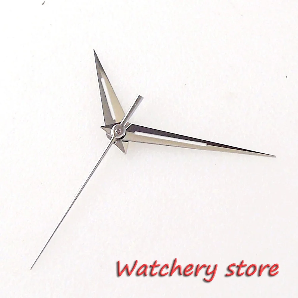 Blue Second hands Silver Pointed Watch Hands For NH35 NH36 7S26 ETA 2824 PT5000 Automatic Movement Mens Watch Parts