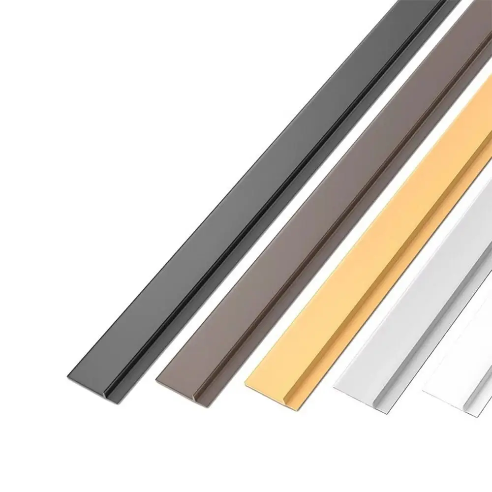 2.4M/2.8M Cabinet Door Strip Silicone T Shape Wardrobe Door Dust-proof Strip Seal Strip Insect-proof Blackout Strip Cabinet