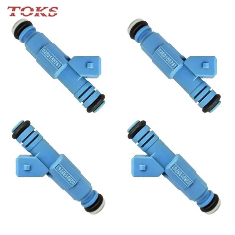 

Новые 4 шт. топливных форсунок 0280155761 06A906031B для Volkswagen Jetta 5V Audi 80 EA827 1998-2004