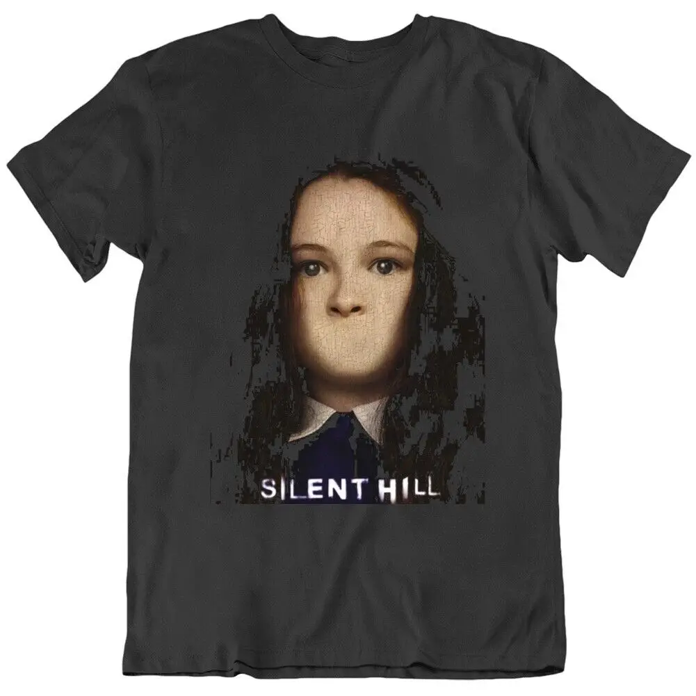 Silent Hill Horror Movie Poster Fan Black T Shirt