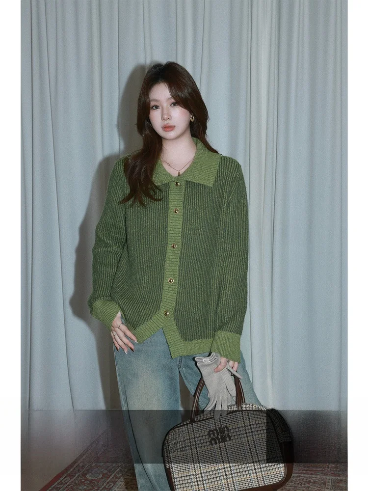 

Шикарный вязаный кардиган оверсайз: мягкий, уютный, зимний, повседневный, модный, для полных женщин, с открытым передом, из полиэстера, акрила и нейлона