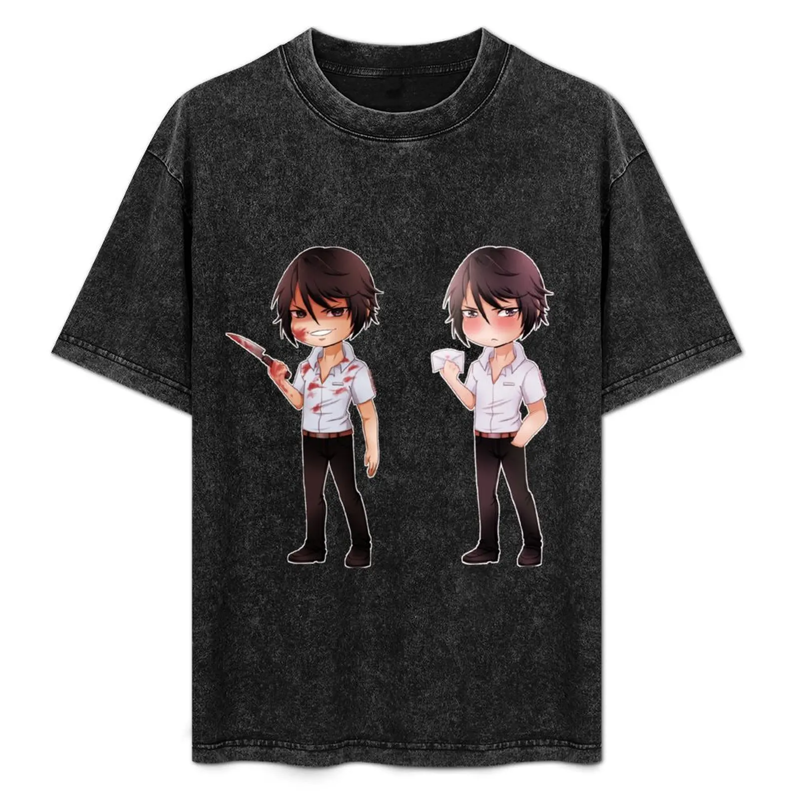 Yandere Kun - BOTH T-Shirt Cool Feeling Summer Tee Shirt