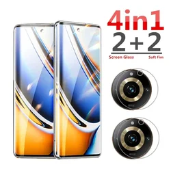 9D Glass For Realme 13 12 11 Pro Screen Tempered 13 Pro + Front Protector Clear Film For Realme12 Pro+ Soft Camera Protection