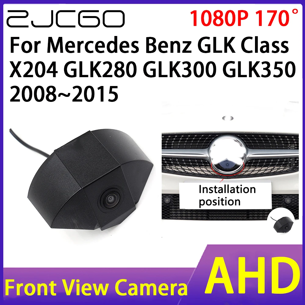 

ZJCGO Front View Camera AHD 1080P Waterproof Night Vision CCD for Mercedes Benz GLK Class X204 GLK280 GLK300 GLK350 2008~2015