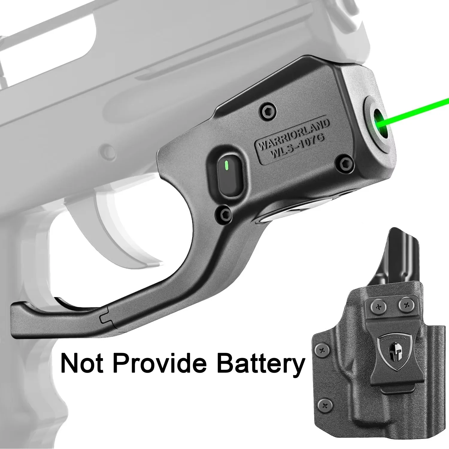 

For SCCY CPX1/CPX2 9mm Gen 1-2 Pistol,Kydex Holster with Green /Red Light,WLS-107 Sight,Concealed Carry IWB Right Hand